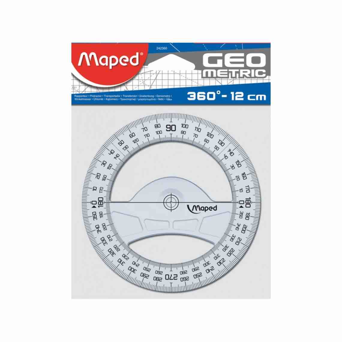 Maped | Transferidor Geometric 360º | 12cm